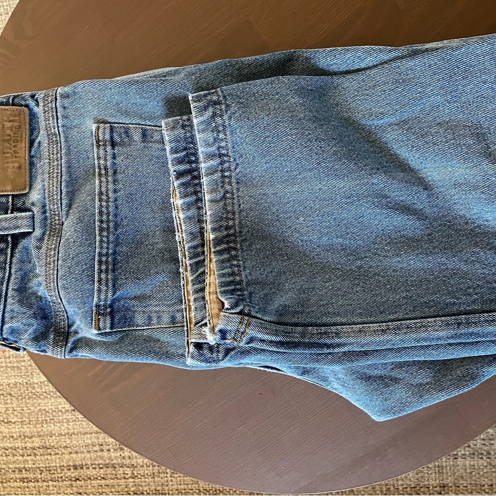 Duluth Trading Co Relaxed Fit Blue Jeans